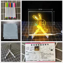 Lousa em LED colorida para Desenhar, Escrever e Brilhar