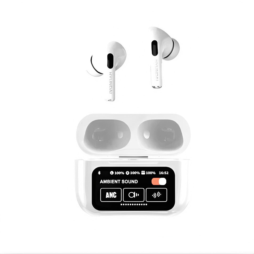 🎧 A9 Pro™ – Fones de Ouvido Sem Fio TWS com Display Touch de LCD
