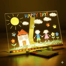 Lousa em LED colorida para Desenhar, Escrever e Brilhar